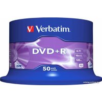 DVD+R диск Verbatim 4.7Gb 16x 43550 (50 шт.)