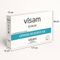 Унитаз подвесной Berges Wasserhaus Floe S Rimless + Visam Slim 525 EX-043244 (с сиденьем)