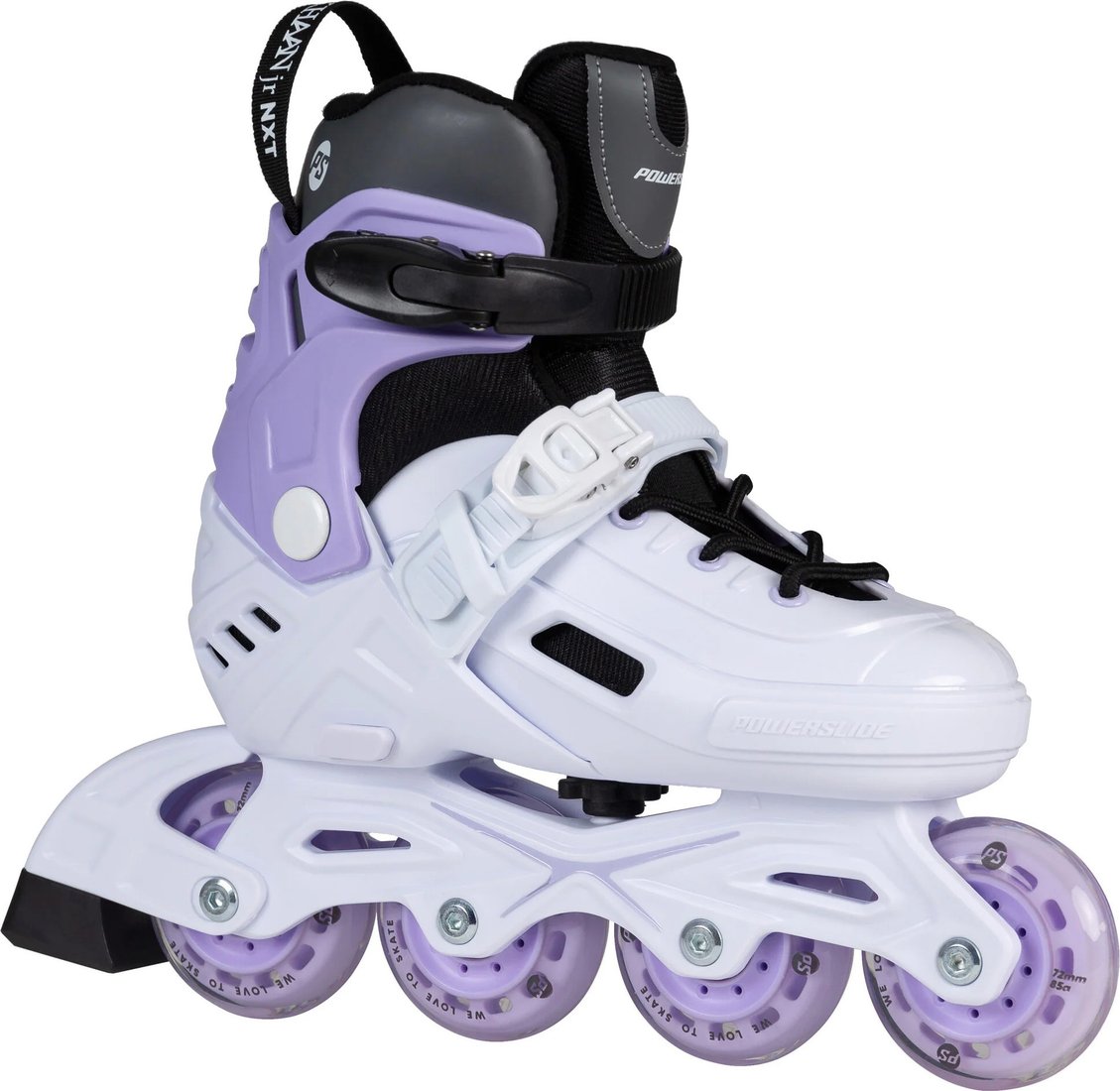 

Роликовые коньки Powerslide Khaan Junior NXT 940701 (р. 27-30, белый/сиреневый)