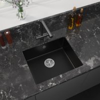 Кухонная мойка ZorG Subline 50 (черный оникс)