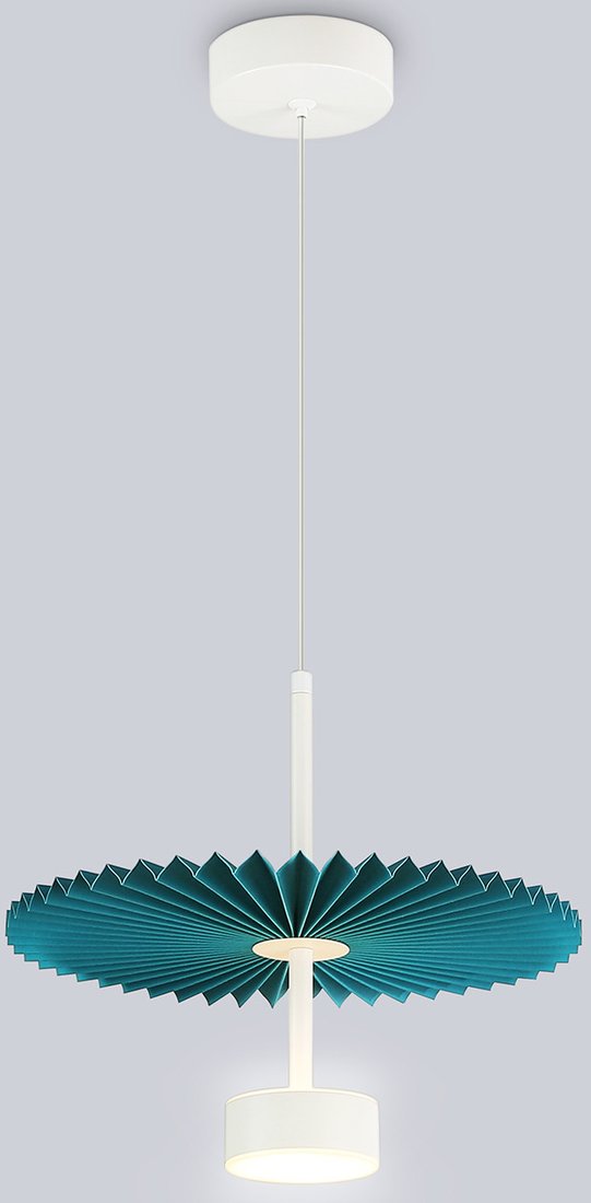 

Подвесная люстра Ambrella LH72611 WH/GR (белый/бирюзовый)