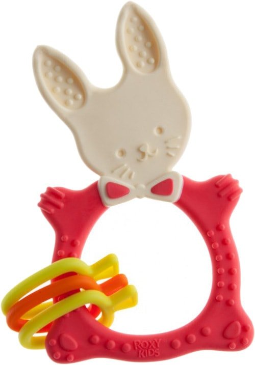 

Погремушка с прорезывателем Roxy Kids Bunny Teether RBT-001R