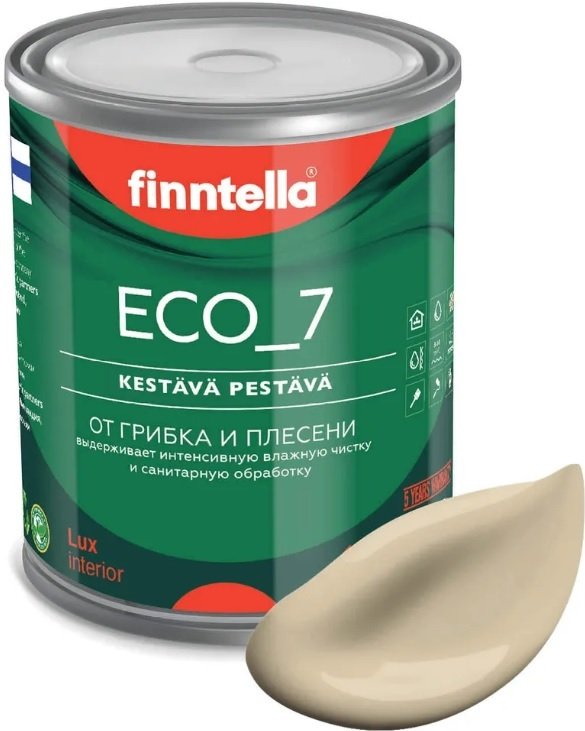

Краска Finntella Eco 7 Toffee F-09-2-1-FL069 0.9 л (песочный)
