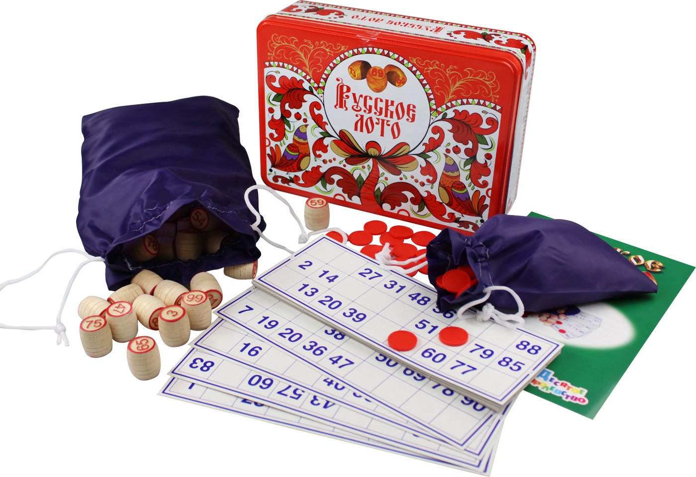 

Настольная игра Десятое королевство Русское лото Узоры 01917