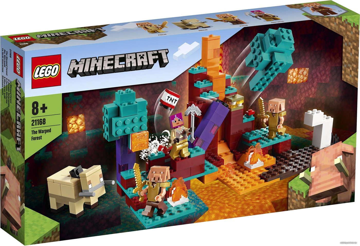 Конструктор LEGO Minecraft 21168 Искаженный лес