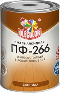 

Эмаль Olecolor ПФ-266 1.9 кг (желто-коричневый)