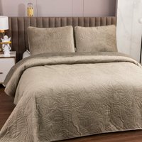 Набор текстиля для спальни Sofi De MarkO Мелисса 240х260 Пок-Мес-240х260кч (капучино)