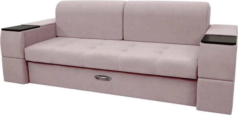 

Диван Сириус Лидер-13 ППУ 225x110 (Eva 12 велюр светло-бежевый)