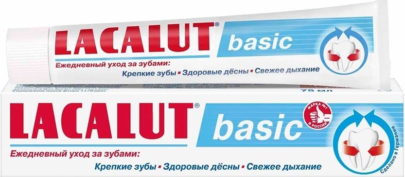 

Зубная паста LACALUT Basic 75 мл
