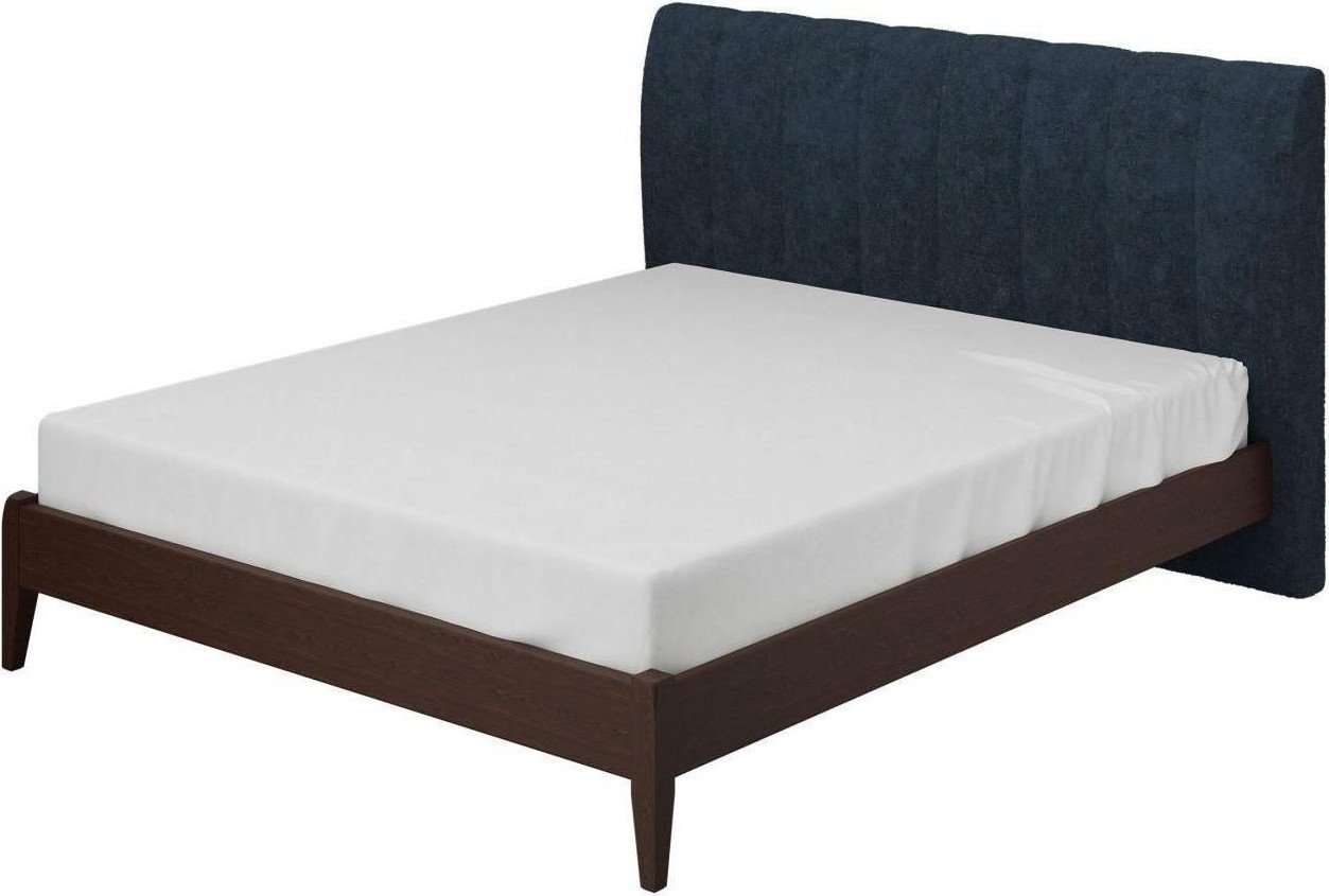 

Кровать Bravo Мебель Джали Вертикаль 160х200 (темный лазурный/дуб коньяк)