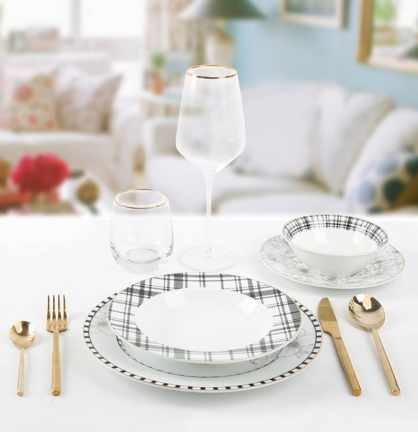 

Набор тарелок Arya Elegant Mandala 8680943214430