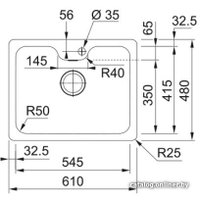 Кухонная мойка Franke Bell BCX 110-55 TL 122.0689.806
