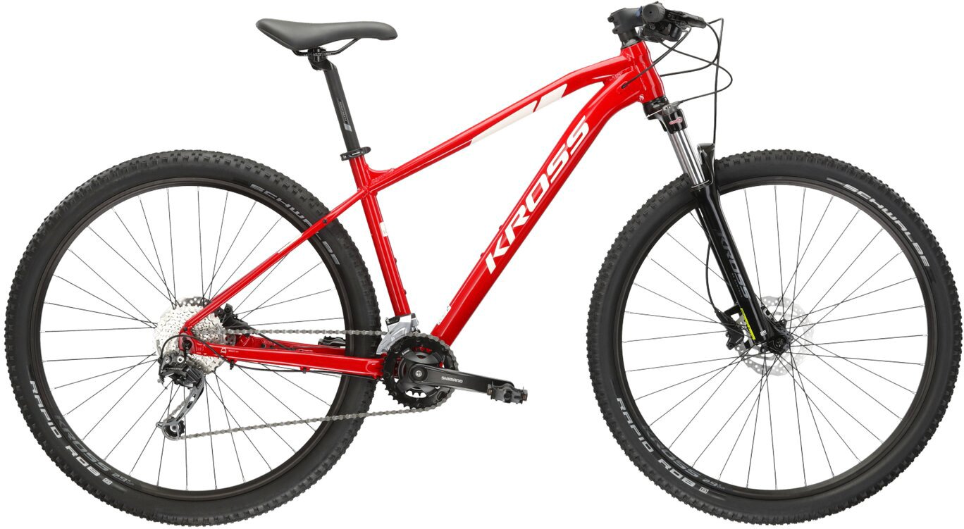 

Велосипед Kross Level 3.0 XL/20" 2023 (красный/белый глянцевый)