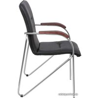 Офисный стул ПМК Самба КС 1 PMK 000.457 (пегассо черный/локти дерево темное)