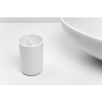 Стакан для зубной щетки и пасты Ambient Flux AFX036ABSWT (белый)