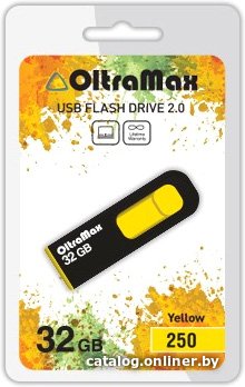 OltraMax 250 32GB (żółty) [OM-32GB-250-Yellow]