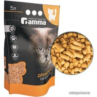 Наполнитель для туалета Gamma крупные гранулы 5 л