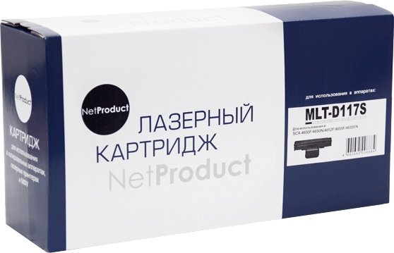 

Картридж NetProduct N-MLT-D117S (аналог Samsung MLT-D117S)