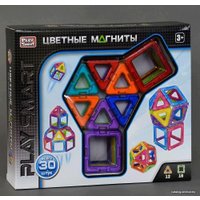 Магнитный конструктор Play Smart Цветные магниты 2427
