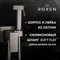 Гигиенический душ Roxen Caspia 500960-GM (оружейная сталь)