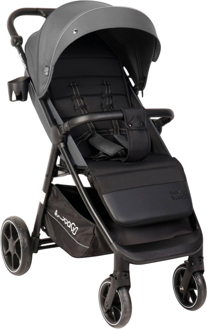 

Коляска прогулочная «книга» Bubago Model Bass Light BG 137-3 (серый)