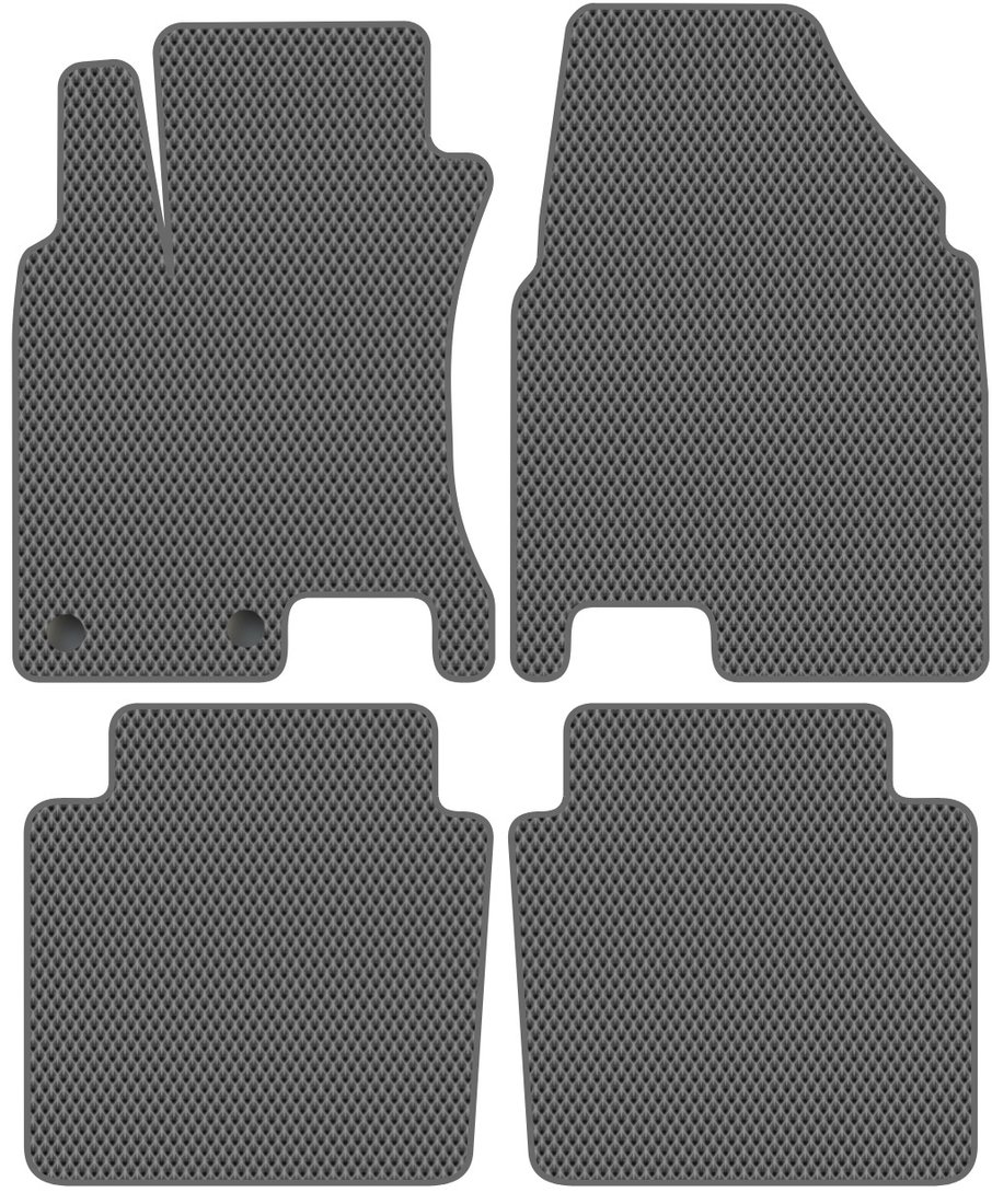 

Комплект ковриков для авто Alicosta Nissan Qashqai +2 I (suv / J10) 2010 - 2014 (серый, ромб)