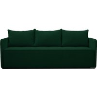 Диван Brioli Армандо трехместный (рогожка, J8 темно-зеленый)