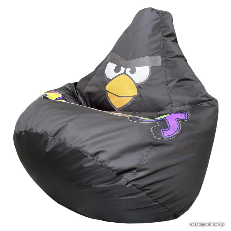Кресло-мешок Flagman Angry Birds (черный)