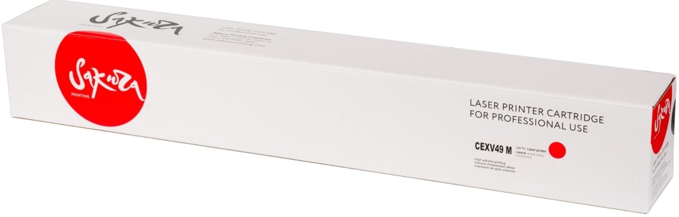 

Картридж Sakura Printing SACEXV49M (аналог Canon C-EXV49)