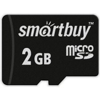Карта памяти SmartBuy microSD 2 Гб + SD адаптер (SB2GBSD-01)