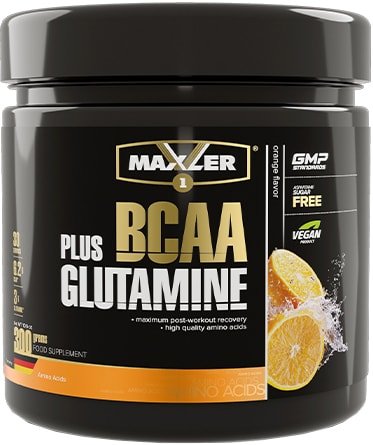 

BCAA Maxler BCAA+Glutamine (апельсин, 300 г)