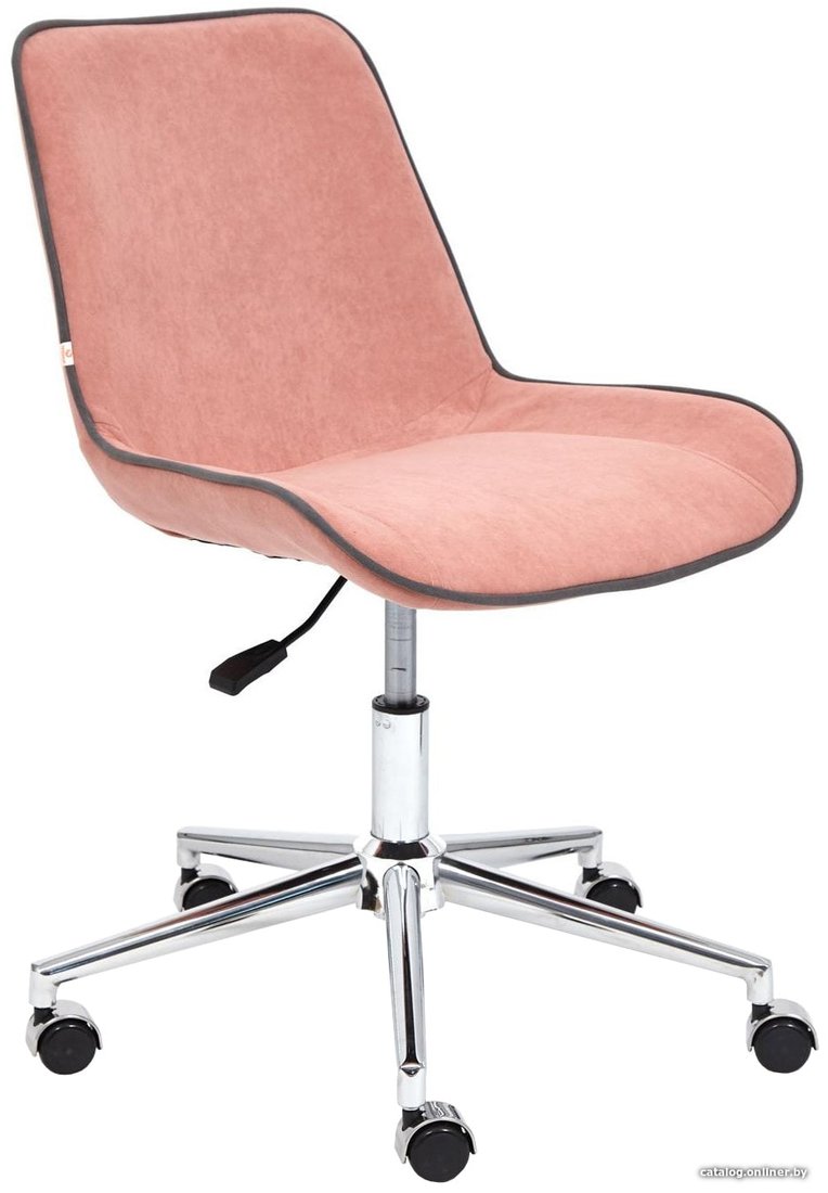 Офисное кресло TetChair Style (флок, розовый)