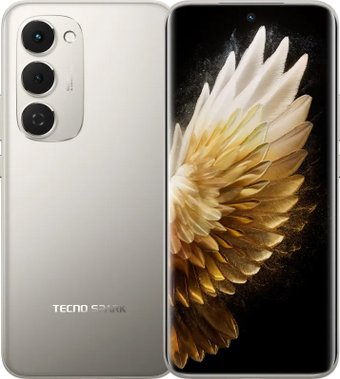 Tecno Spark 40 Pro+ 8GB/128GB (лунный титановый)
