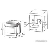 Электрический духовой шкаф Akpo PEA 7009 MED04 IX