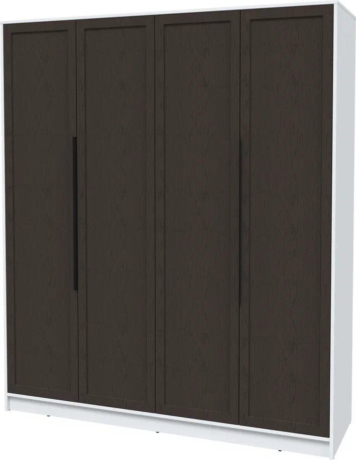 

Шкаф распашной Интерлиния Концепт Тренд КТ-Ш4 (белый платинум/дуб английский)