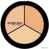 Хайлайтер Deborah Milano Highlighter Trio Palette Secrets Of Strobing