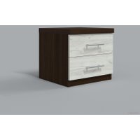 Тумба Миркомодоф Твин 17 (орех темный/дуб крафт белый)