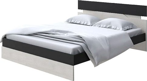 

Кровать PROxSON Milton 180x200 (черный/дуб шамони светлый 124)