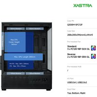 Корпус XASTRA Q300M 5FRGB (черный)