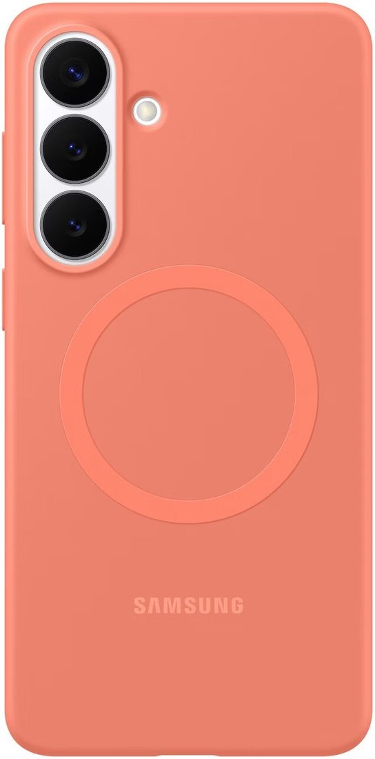 

Чехол для телефона Samsung Silicone Magnet Case для Samsung Galaxy S26+ (коралловый)