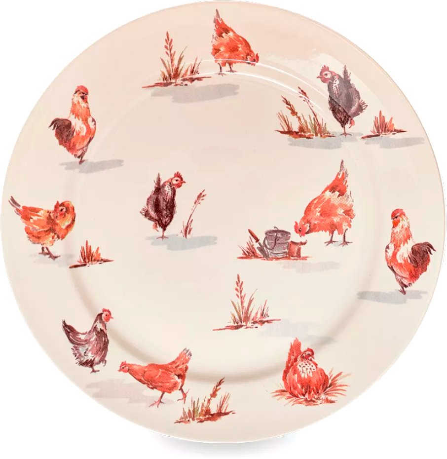 

Тарелка обеденная Grace By Tudor England Country Farmyard GR03-30.4PL