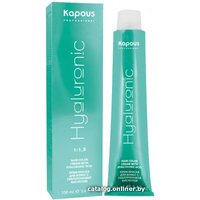 Крем-краска для волос Kapous Professional с гиалуроновой кислотой HY 04 Усилитель медный