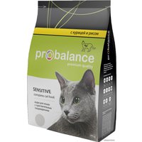 Сухой корм для кошек Probalance Sensitive (с чувствительным пищеварением, с курицей и рисом) 0.4 кг