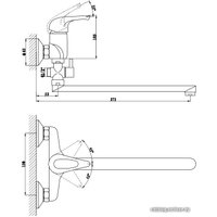 Смеситель Gross Aqua Base 7237258C-35L(F)