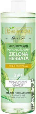 Bielenda Мицеллярная вода 3в1 Зеленый чай Green Tea Cleansing 500 мл