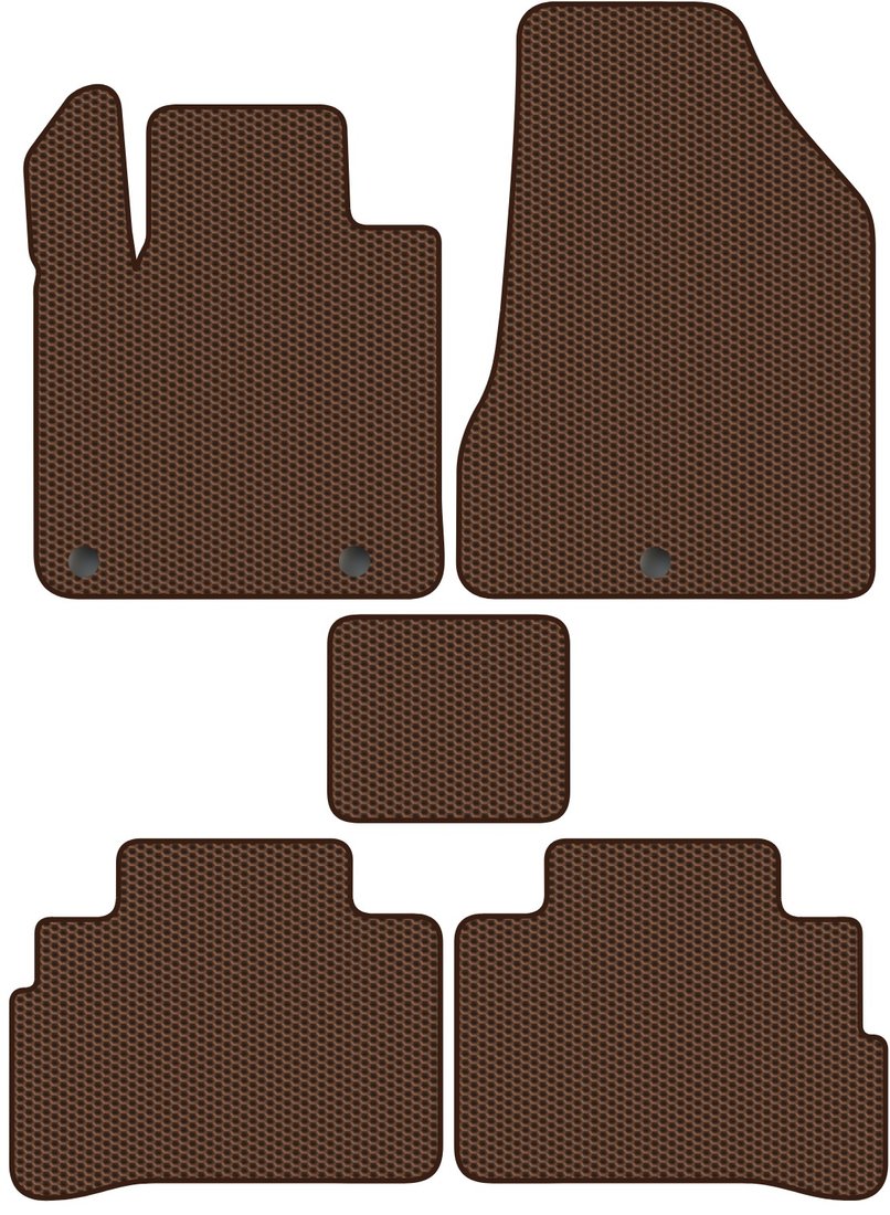

Комплект ковриков для авто Alicosta Nissan Murano III (suv / Z52) 2016 - Н.В. (коричневый, сота)