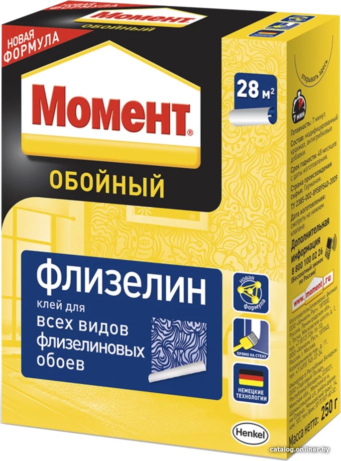 Клей для обоев Момент Флизелин (200 г)