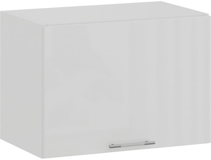 

Шкаф навесной Трия Весна 1В5Г (белый/белый глянец)