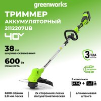 Триммер Greenworks GD40LT 2112207UB (с 1-им АКБ)