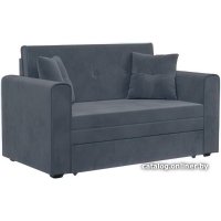 Диван Мебель-АРС Санта (велюр серо-синий НВ-178 26)